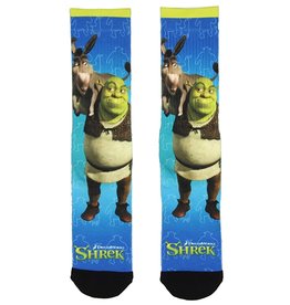Bioworld Shrek And Donkey Mens Sublimation Socks