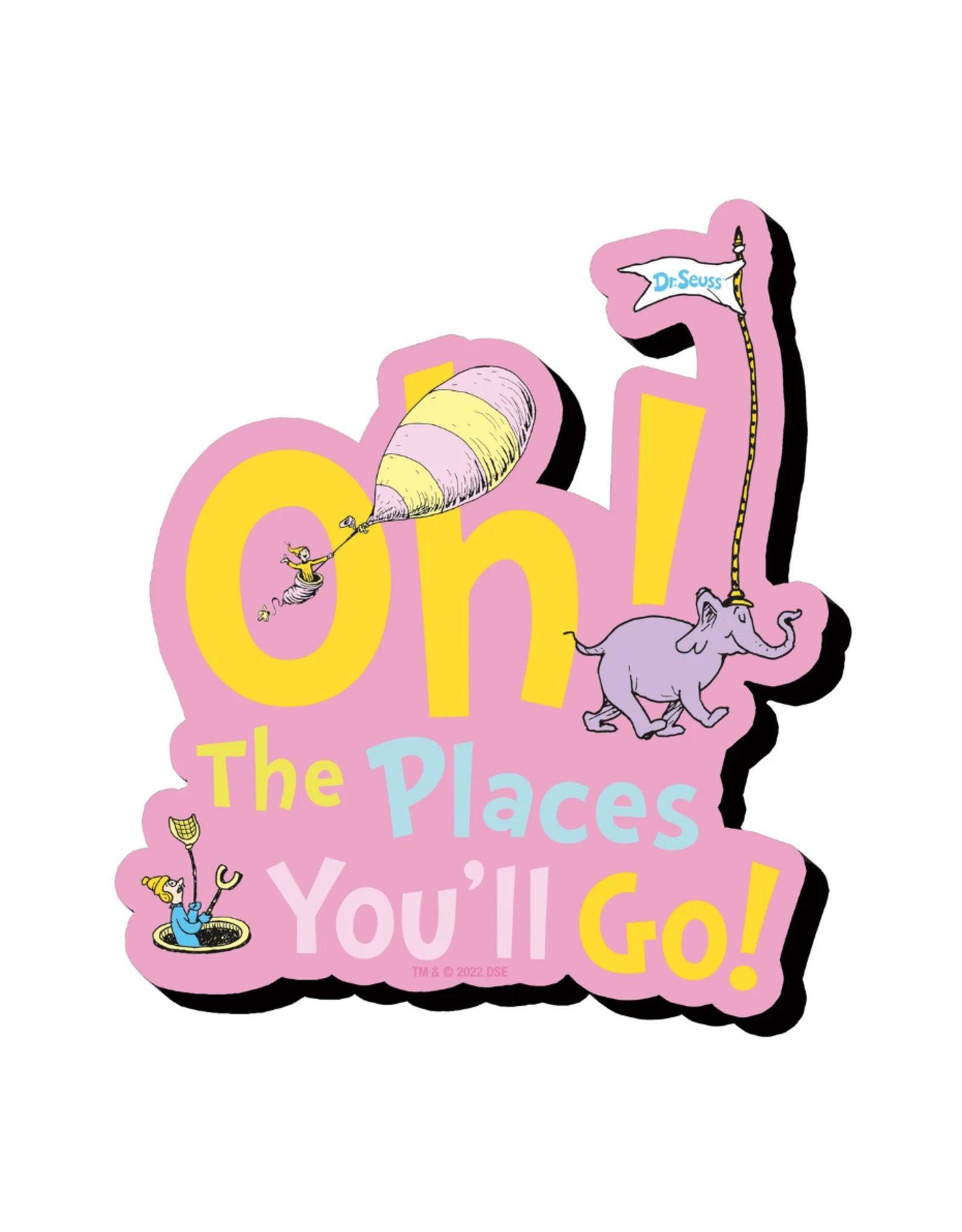 NMR Oh, The Places You'll Go! Elephant Funky Chunky Magnet