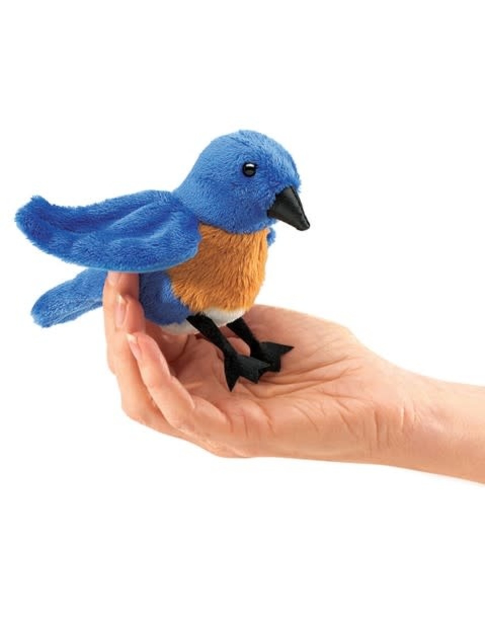 Folkmanis Folkmanis Mini Blue Bird Finger Puppet