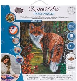 D.I.Y Crystal Art Kit Crystal Art Medium Framed Kit - Autumn Fox