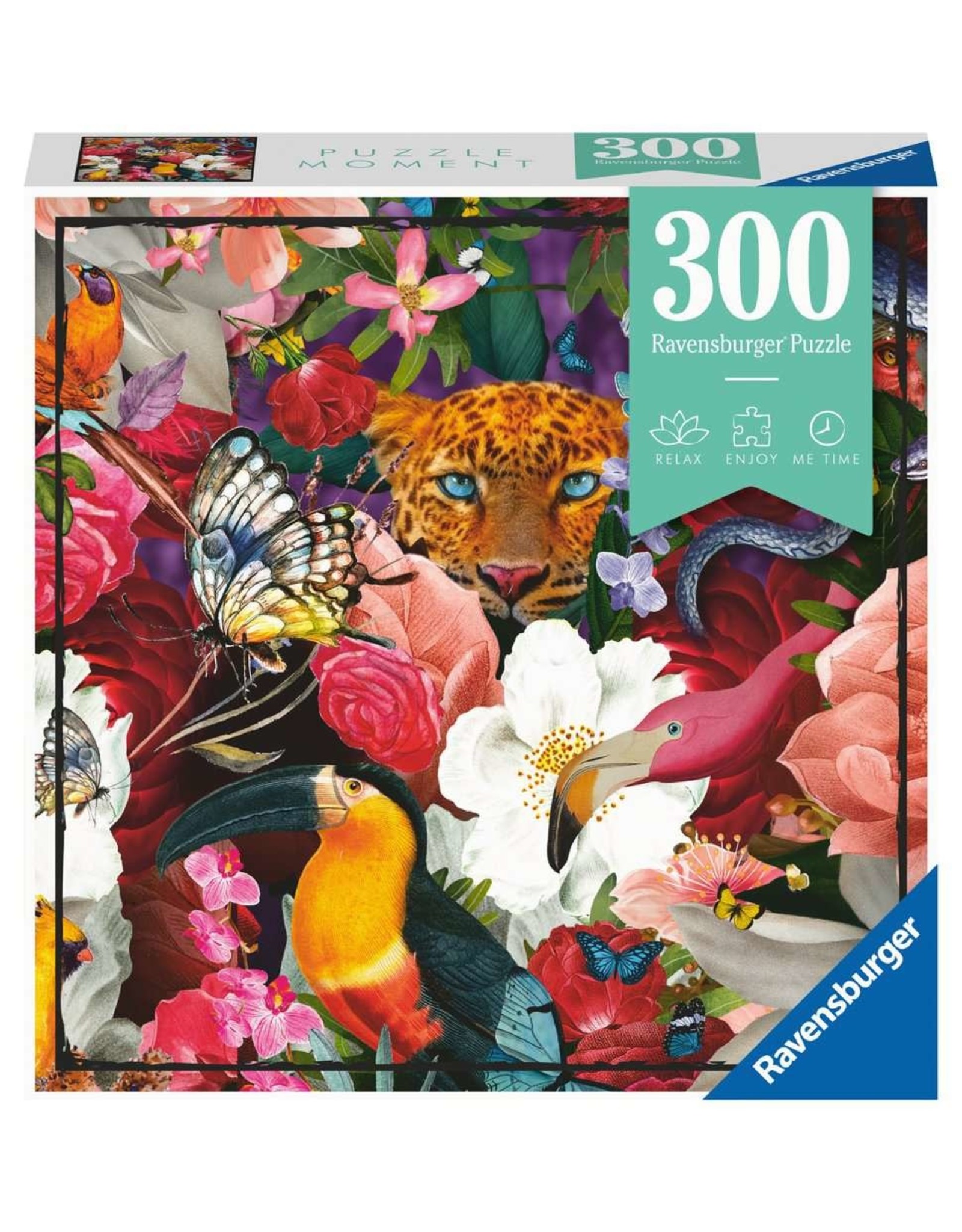 Ravensburger Puzzle Moments: Tropical Flowers 300pc