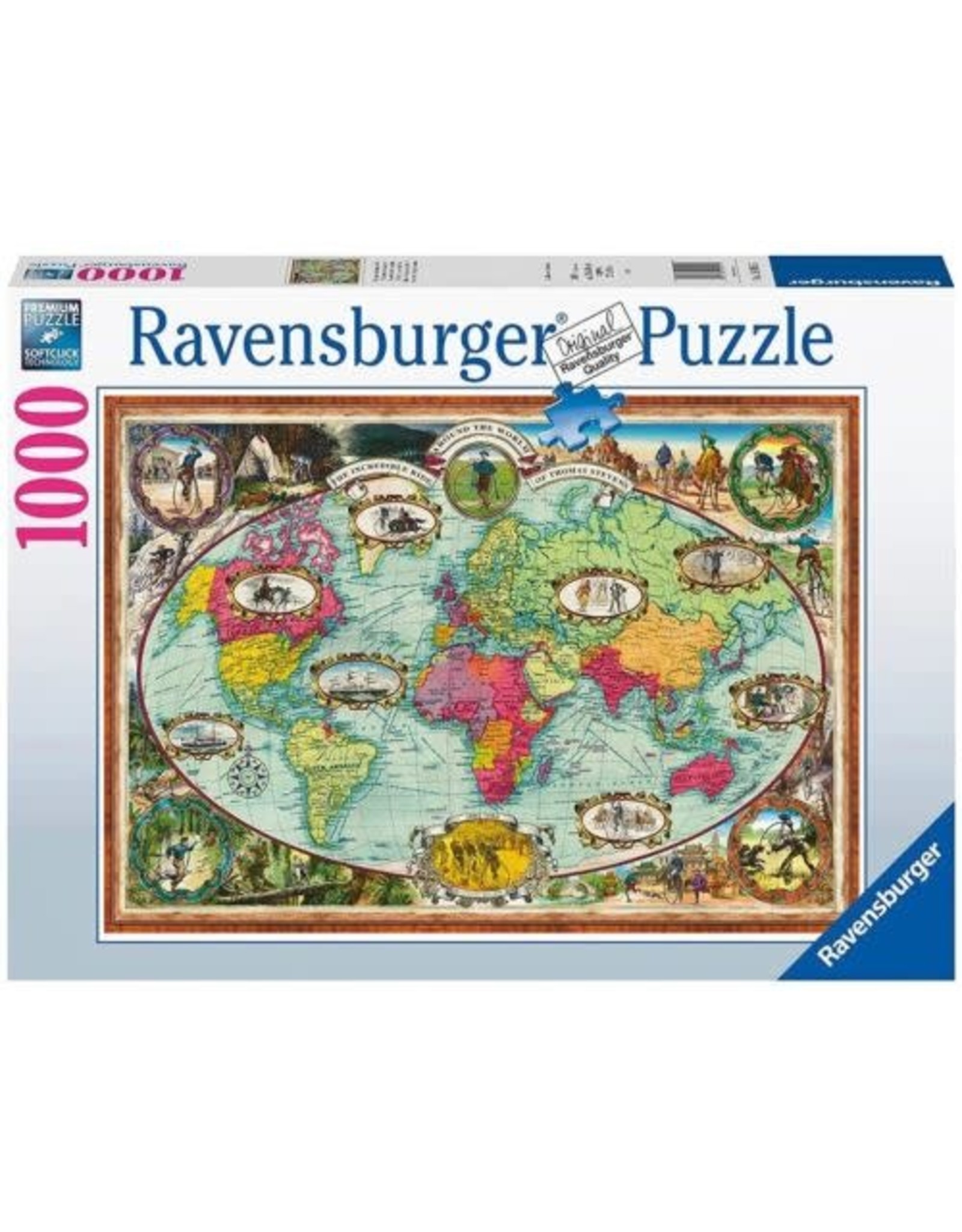 Ravensburger Bicycle Ride Around the World 1000pc (Discontinued)