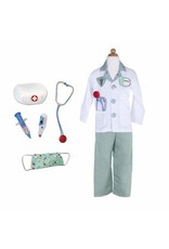 Great Pretenders Green Doctor Costume with Accessories, Size 3/4