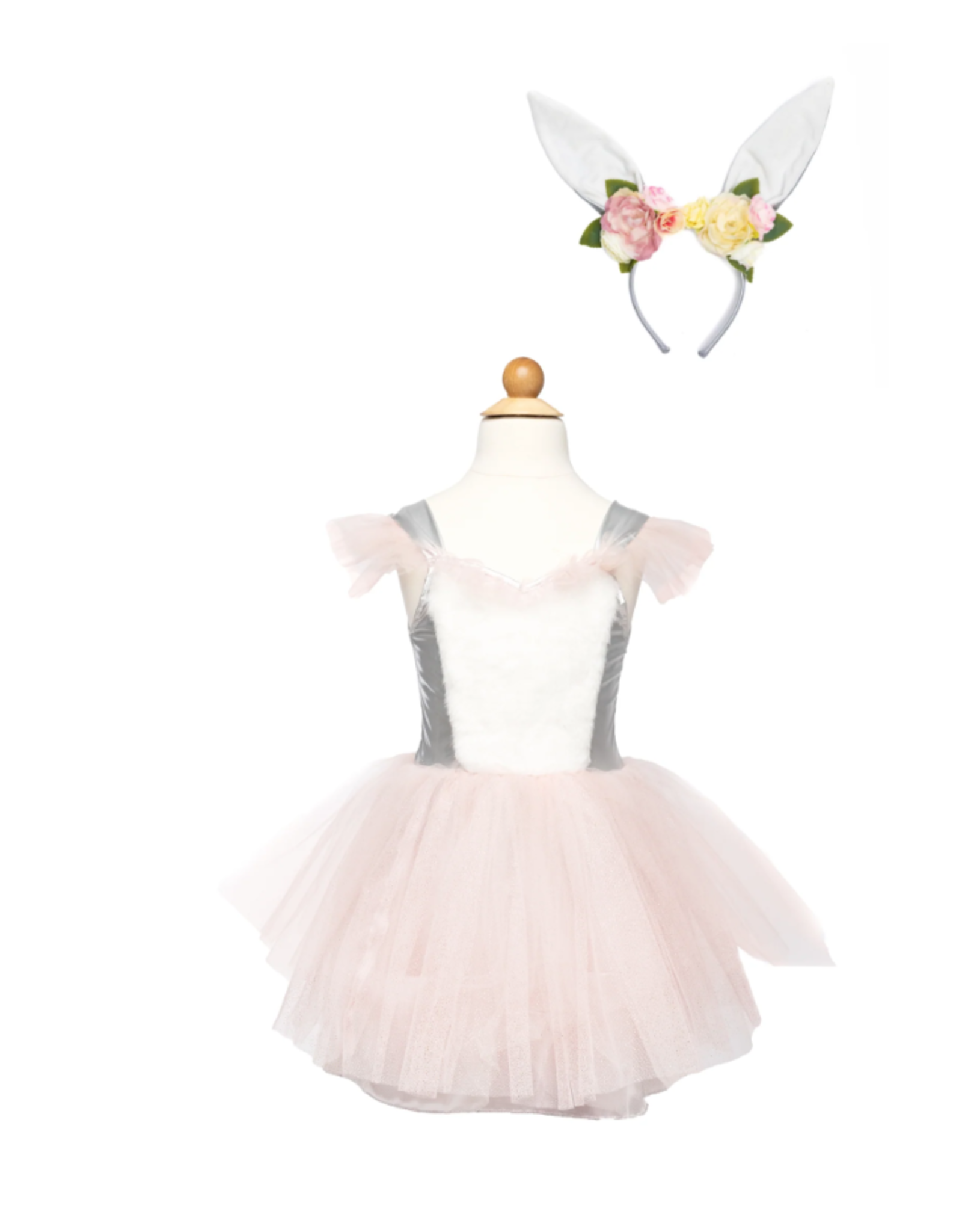 Great Pretenders Woodland Bunny Dress & Headpiece, Size 5/6