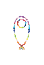 Great Pretenders Double Rainbow Necklace & Bracelet Set, 2pc