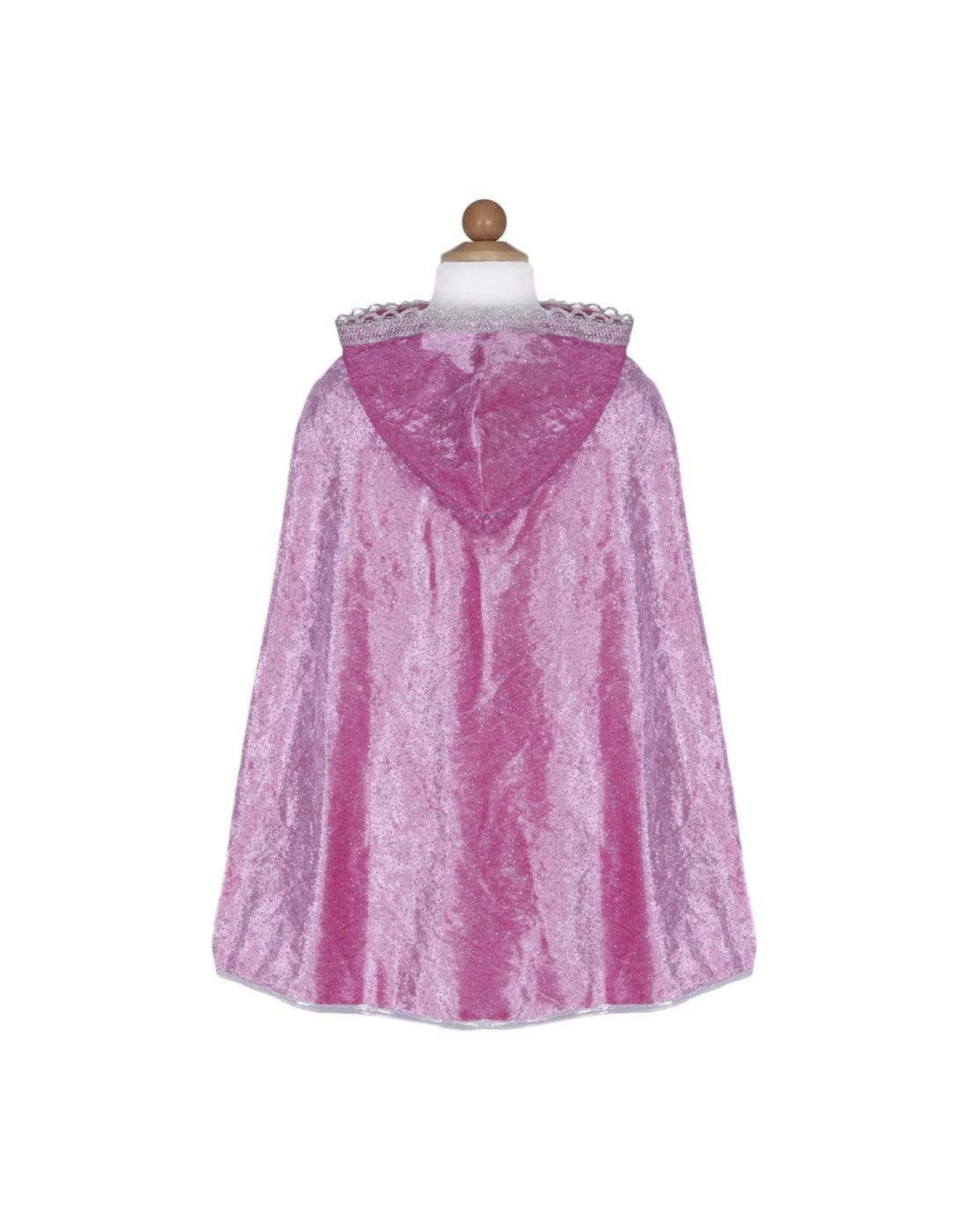 Great Pretenders Dark Pink Diamond Sparkle Cape, Size 3-4