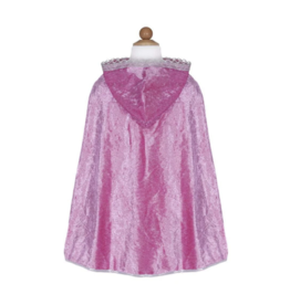 Great Pretenders Dark Pink Diamond Sparkle Cape, Size 3-4