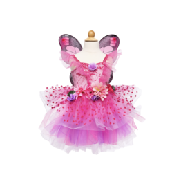 Great Pretenders Pink Fairy Blooms Deluxe Dress & Wings, Size 5/6