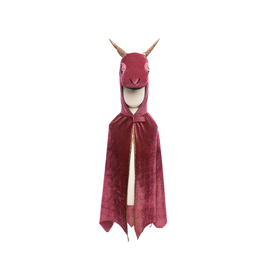 Great Pretenders Red and Copper Starry Night Dragon Cape, Size 7/8