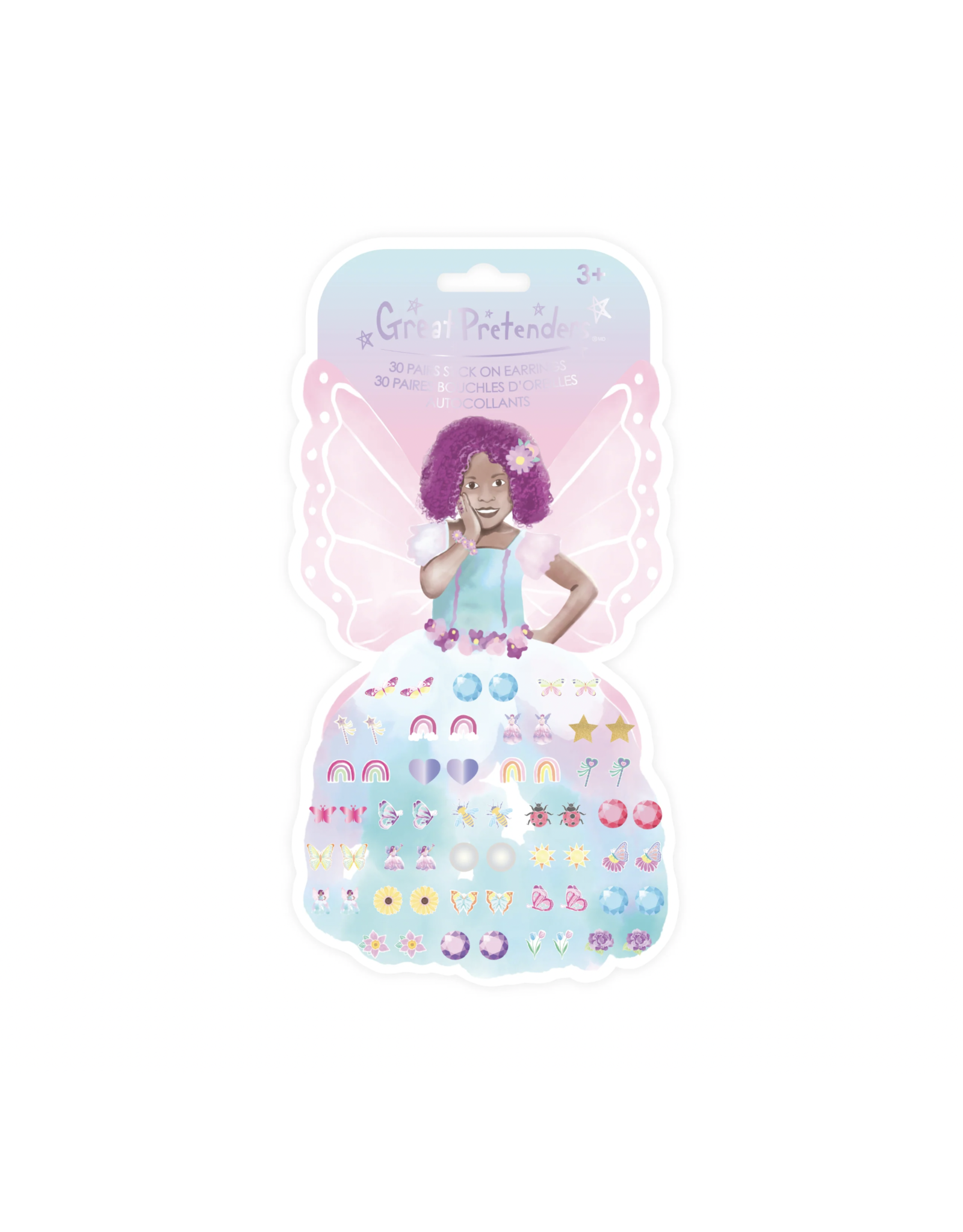 Great Pretenders Butterfly Fairy Azaria Sticker Earrings
