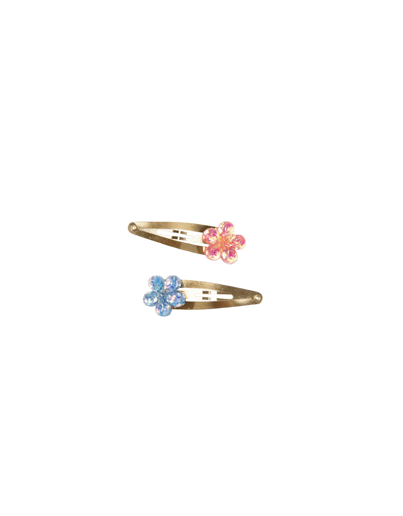 Great Pretenders Shimmer Flower Hair Clips, 2pc (Discontinued)