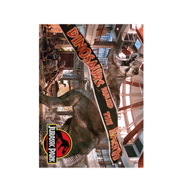 NMR Jurassic Park T-Rex Banner Flat Magnet