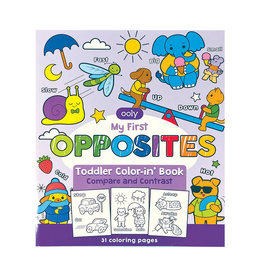 Ooly My First Opposites Toddler Coloring Book