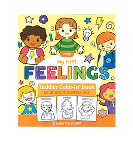 Ooly My First Feelings Toddler Coloring Book