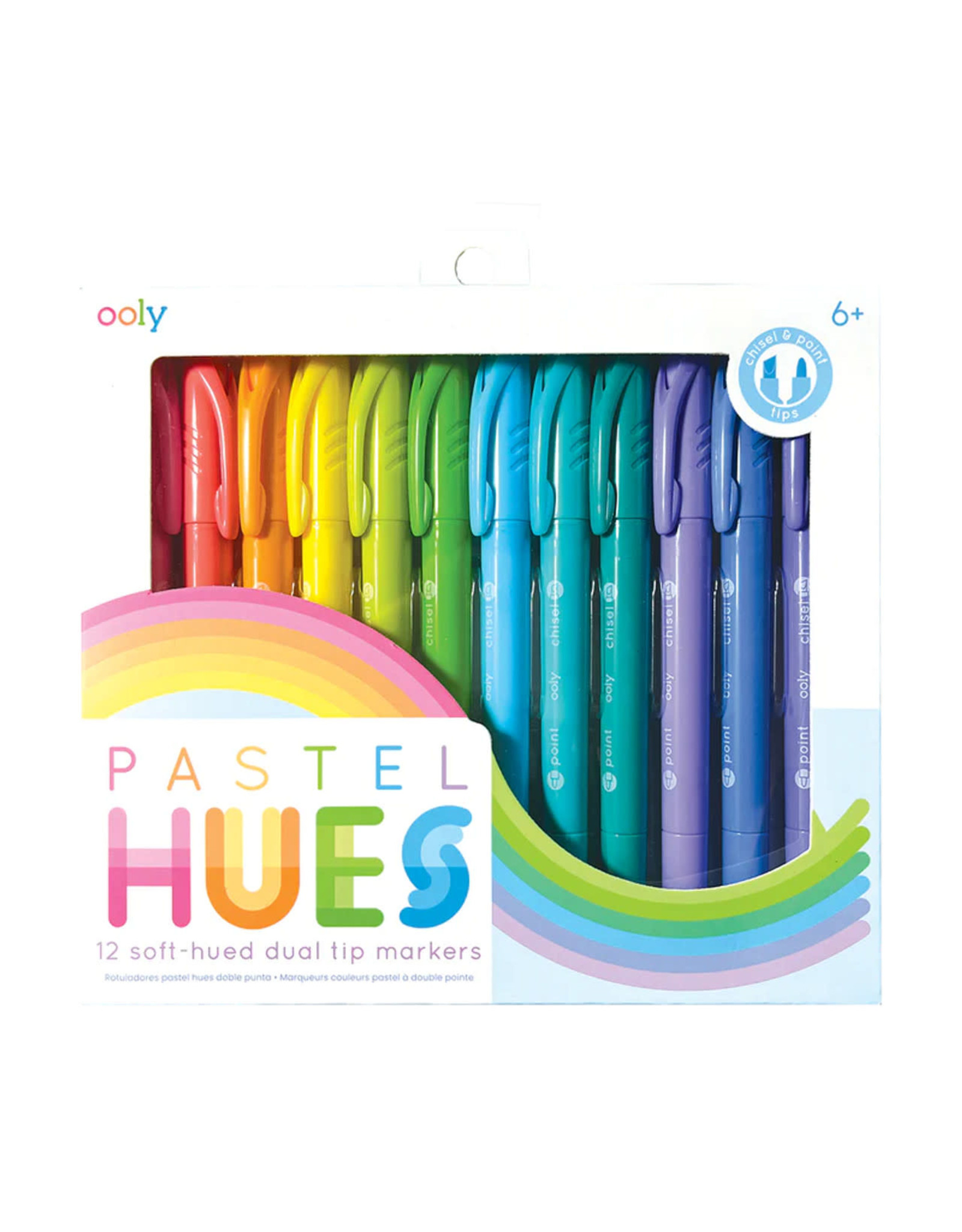 Ooly Pastel Hues Dual Markers - Set of 12