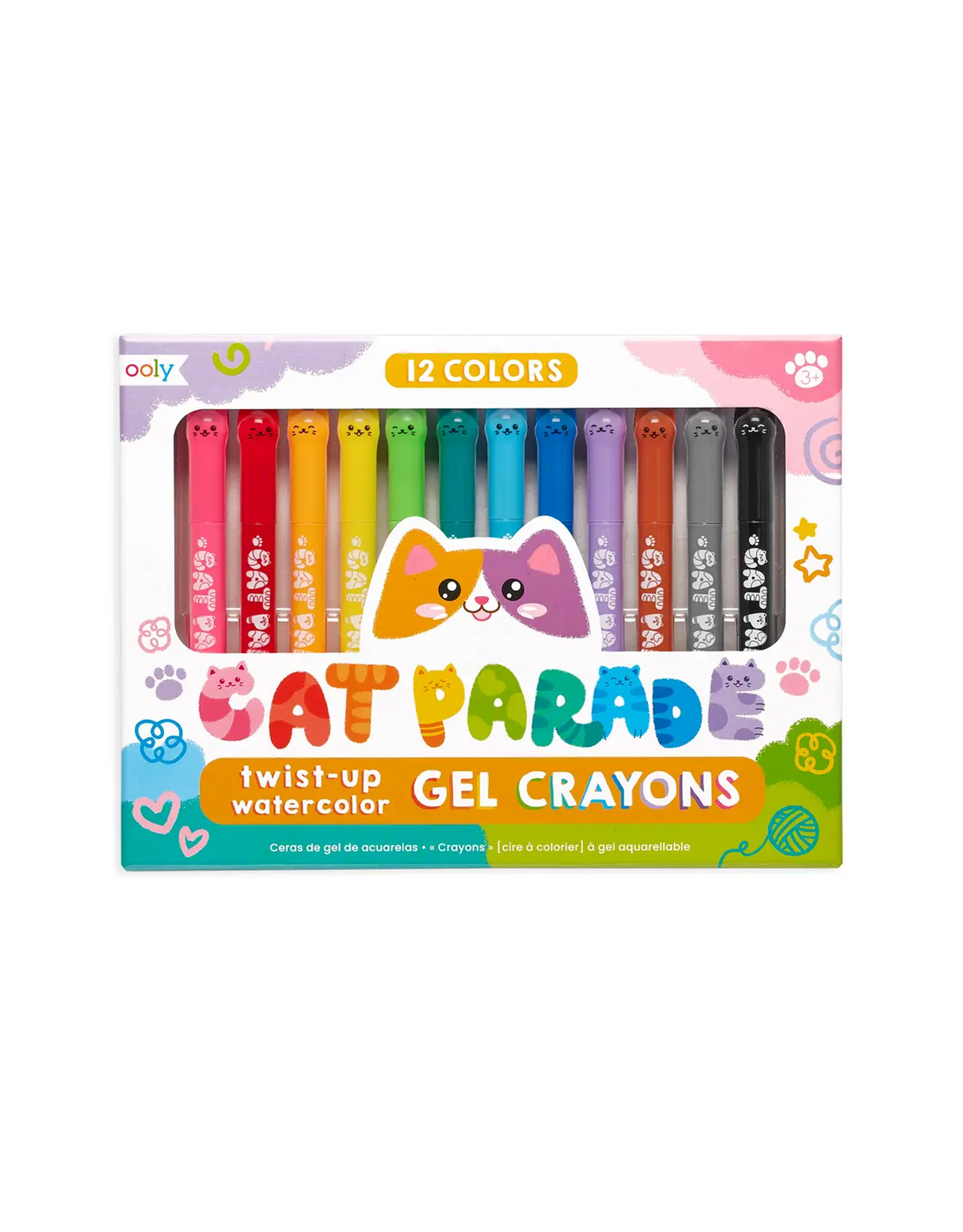 Ooly Cat Parade Gel Crayons