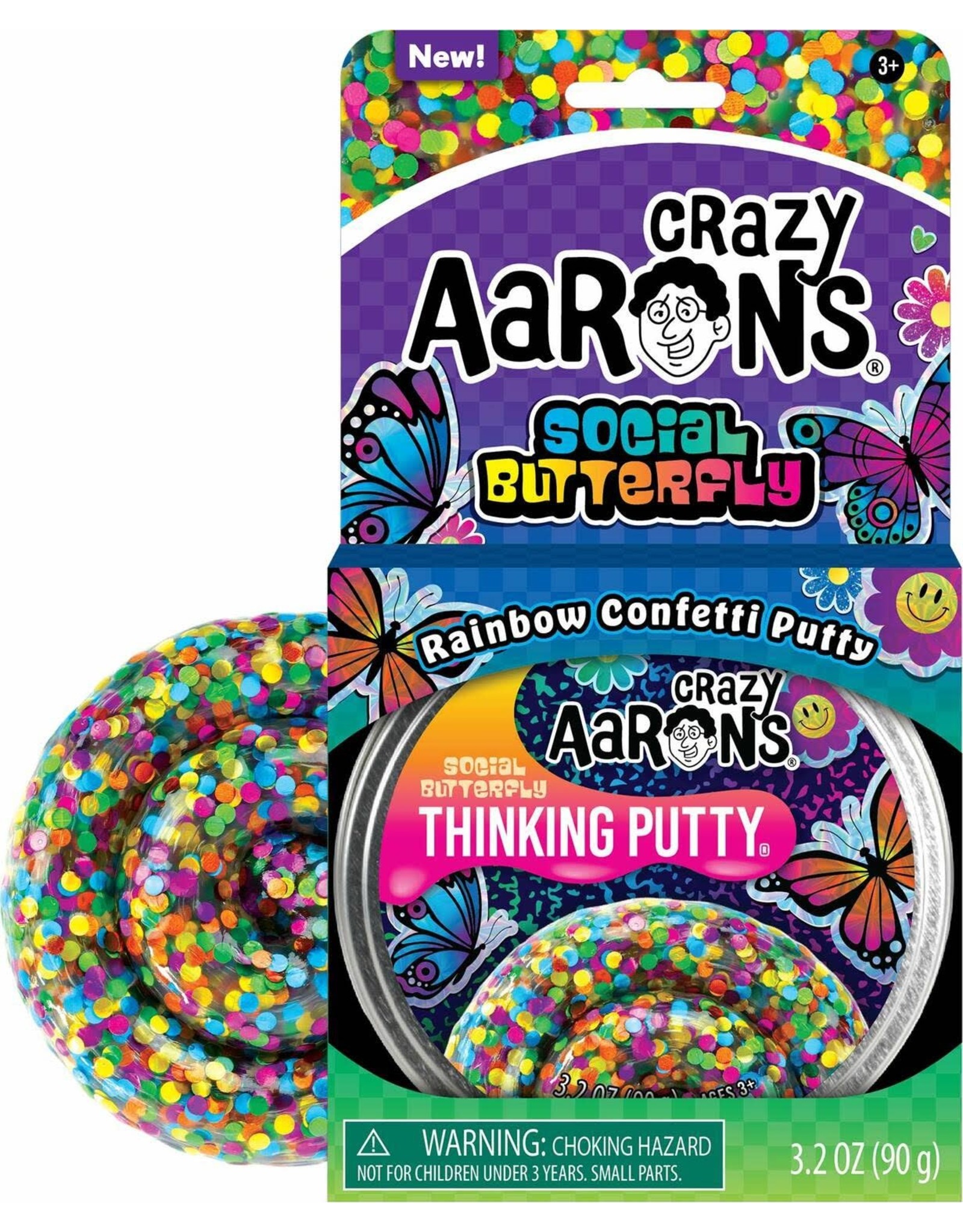 Crazy Aaron's Crazy Aaron's 4" Tin Trendsetter - Social Butterfly