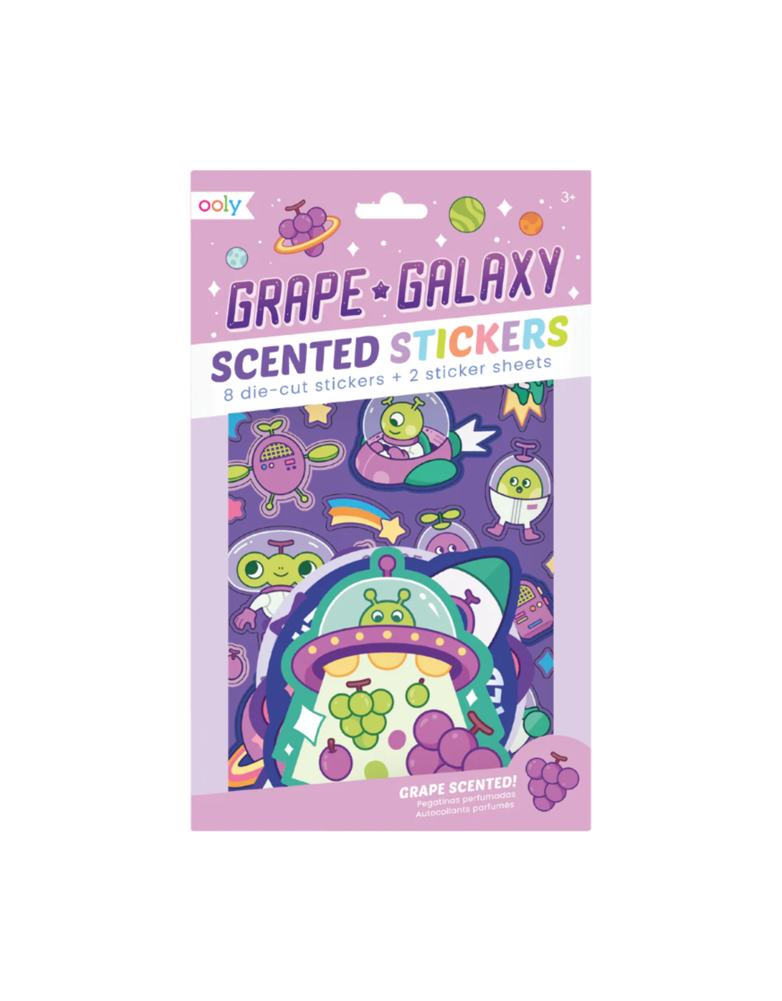 Ooly Stickiville Grape Galaxy Scented Stickers