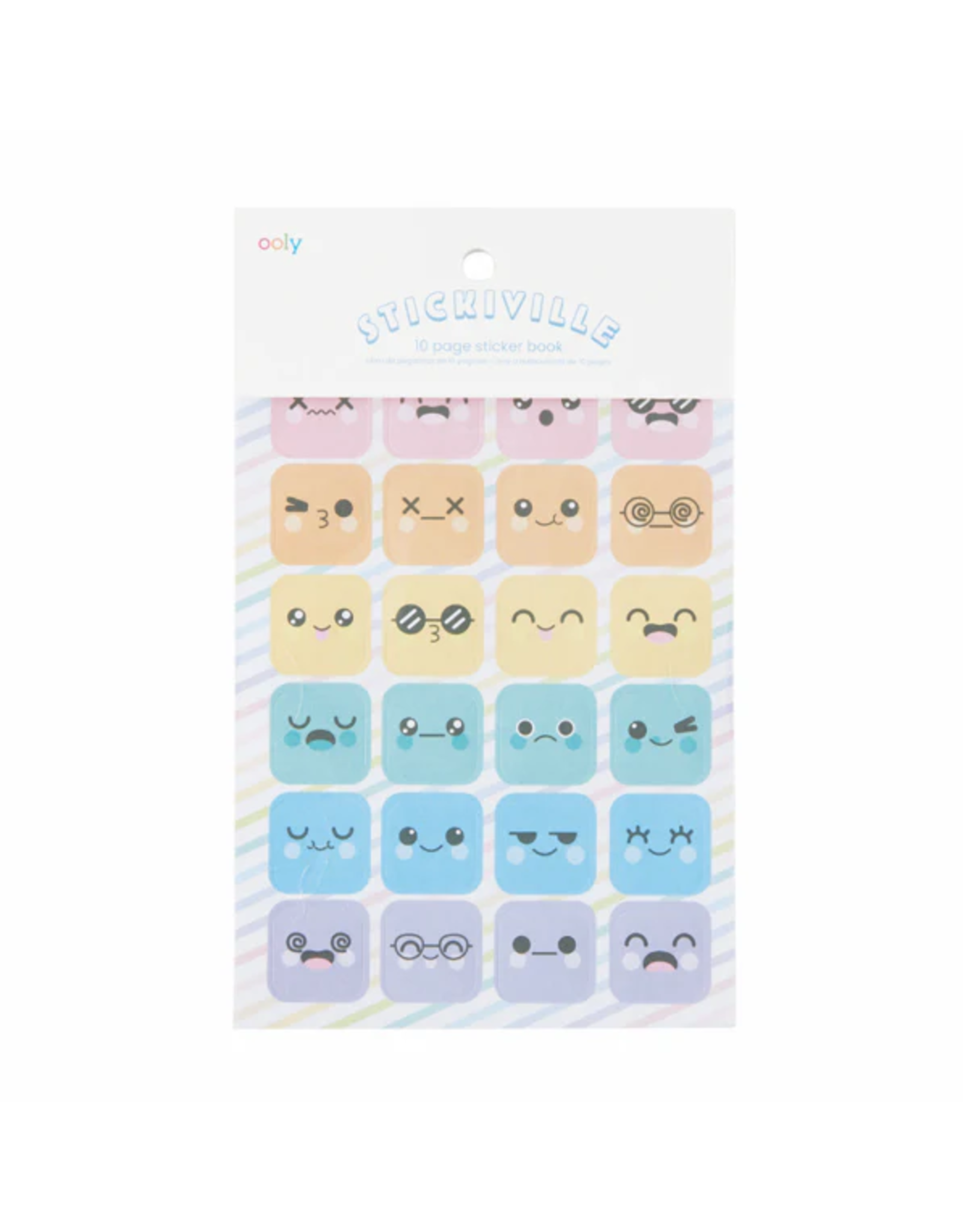 Ooly Stickiville Cute Expressions Sticker Book