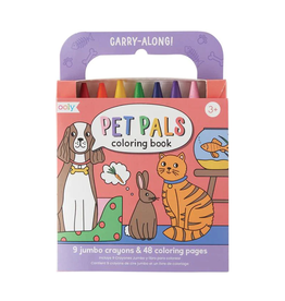 Ooly Carry Along Coloring Book Set - Pet Pals