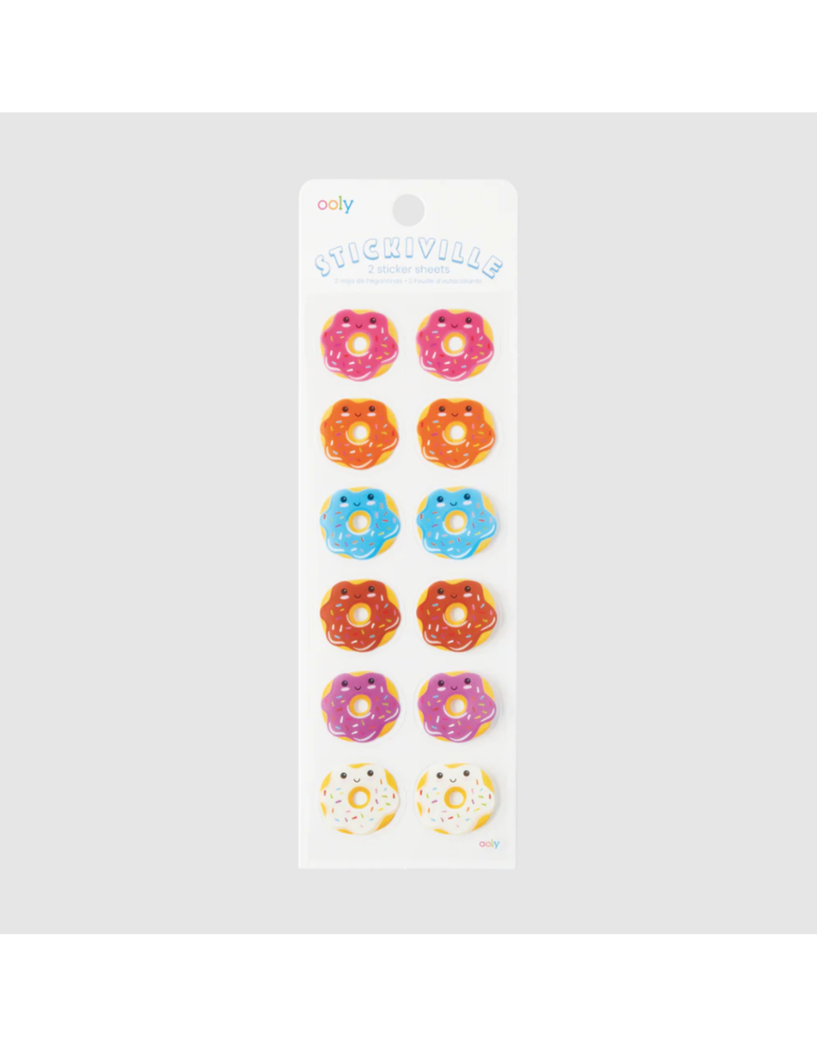 Ooly Stickerville Happy Donuts Stickers