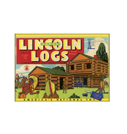 Lincoln Logs Flat Magnet