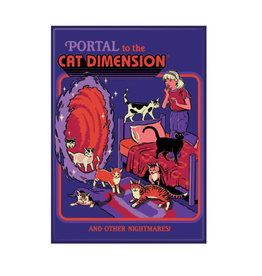 Steven Rhodes Portal to the Cat Dimension Flat Magnet