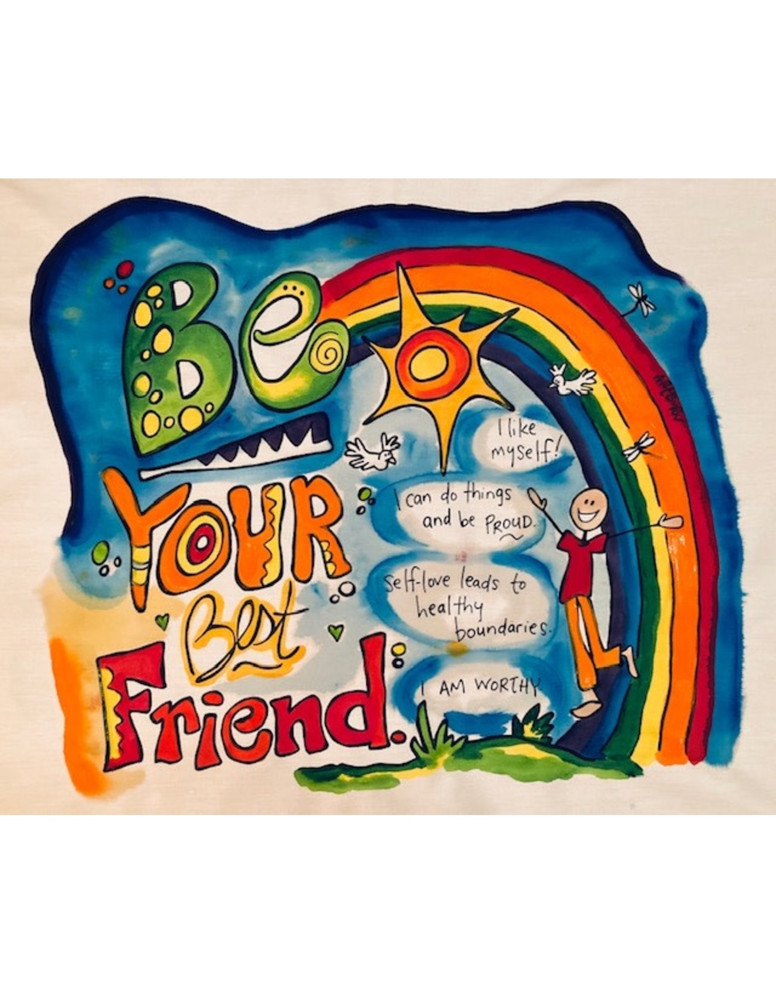 Artburn Pillowcase Painting Kit - Be Your Best Friend