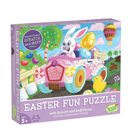 Peaceable Kingdom Scratch And Sniff Puzzle: Easter Fun 76c