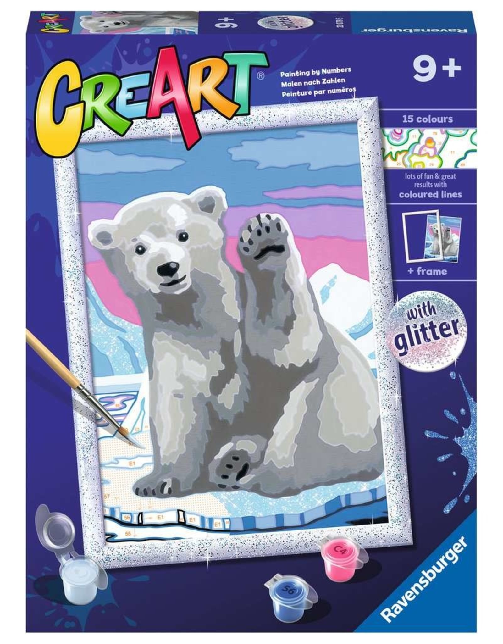 Ravensburger CreArt Paint by Number: Pawsome Polar Bear