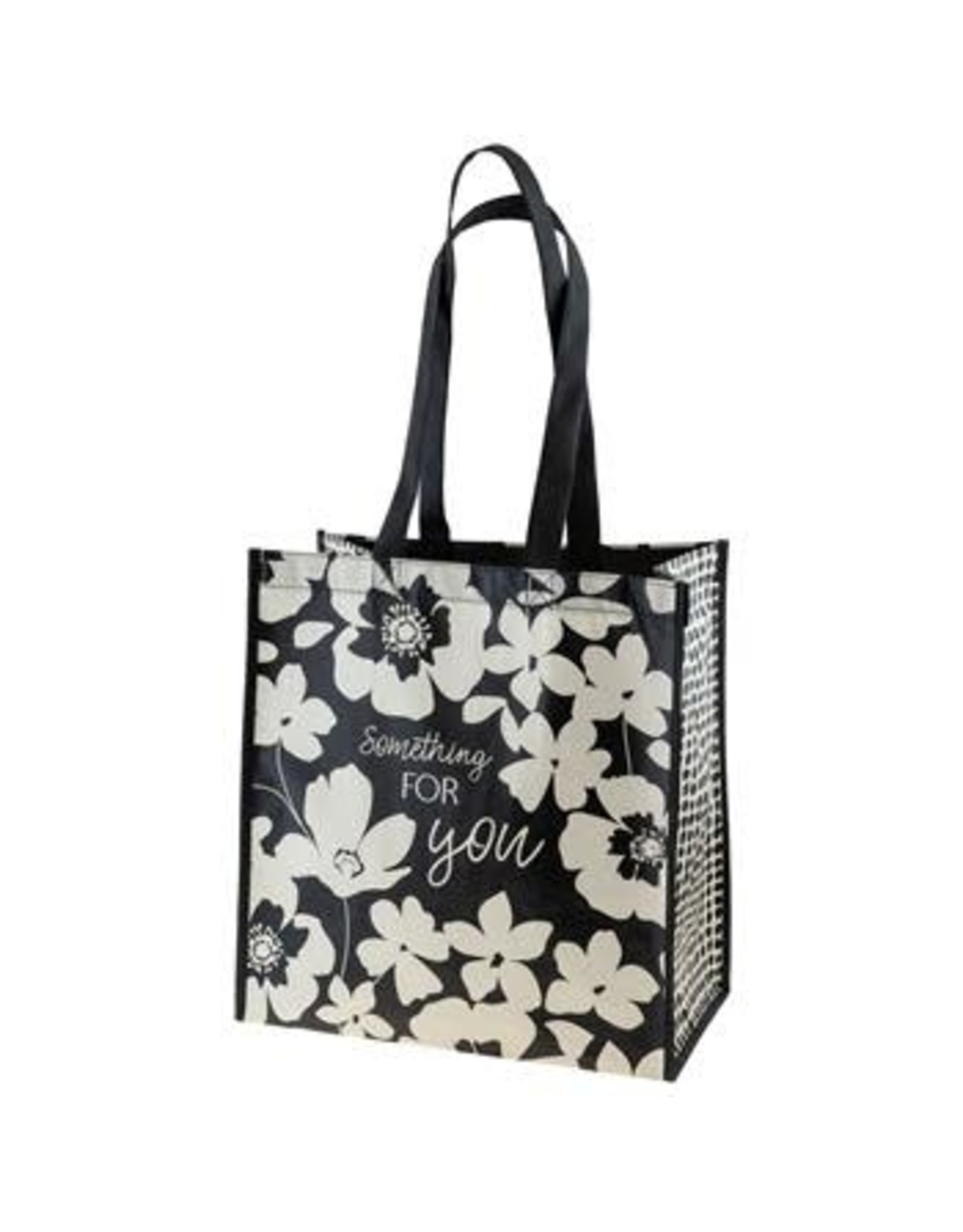 Large Recycled Gift Bag - Ink Floral