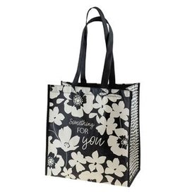 Large Recycled Gift Bag - Ink Floral