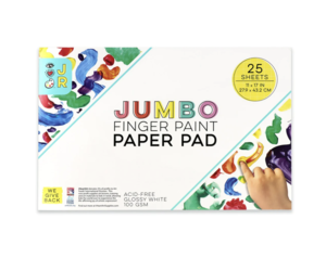 Jr Jumbo Finger Paint Paper Pad