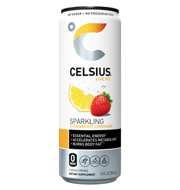 CELSIUS Essential Energy Drink Sparkling Strawberry Lemonade