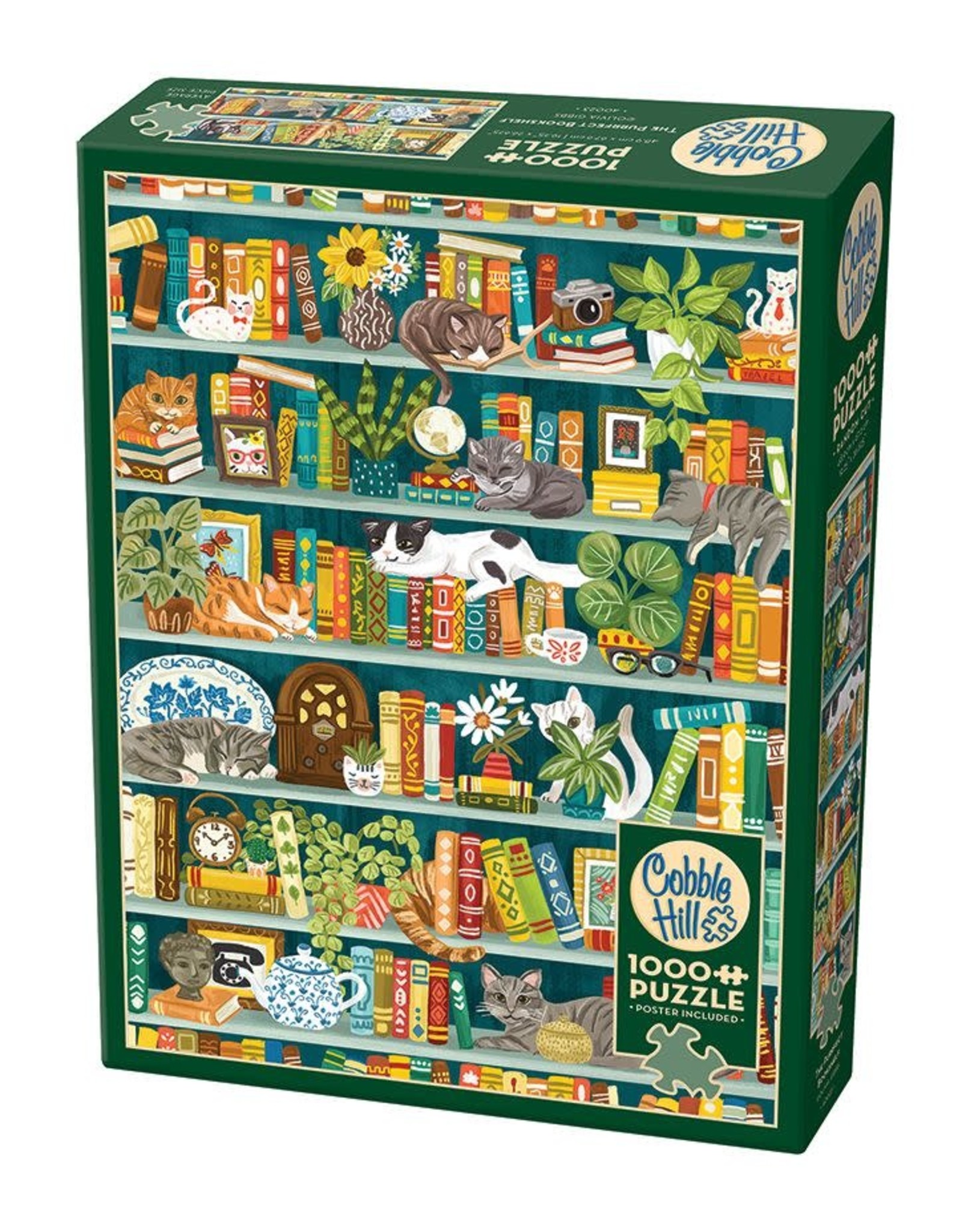 Cobble Hill The Purrfect Bookshelf 1000 pc