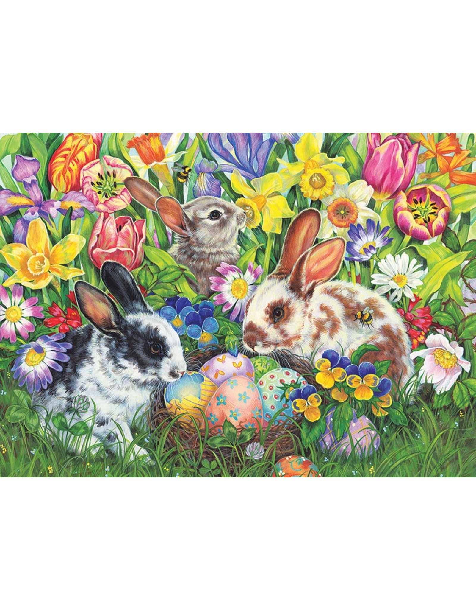 Cobble Hill Easter Bunnies 350pc Family Puzzle