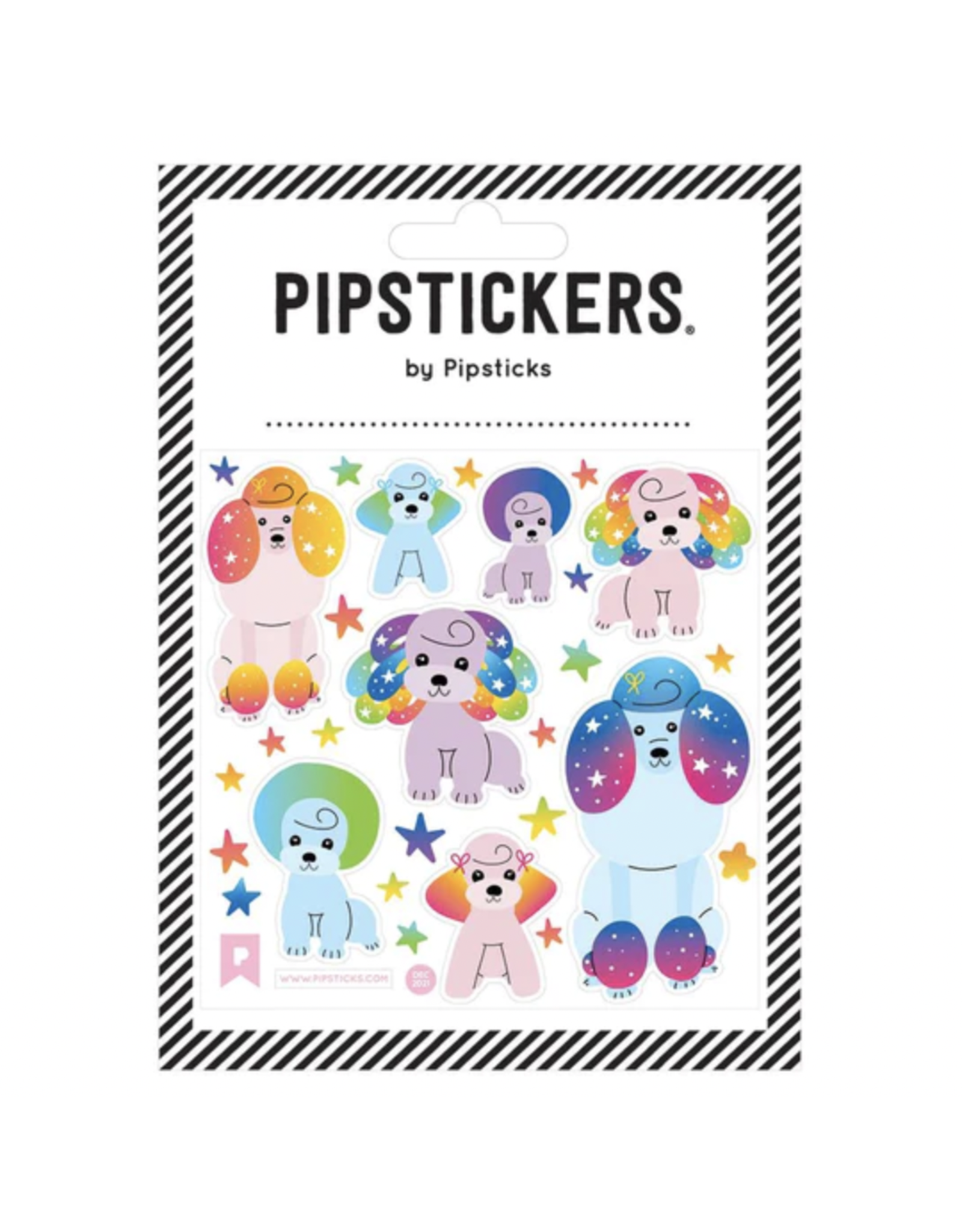Pipsticks Pampered Poodles Stickers