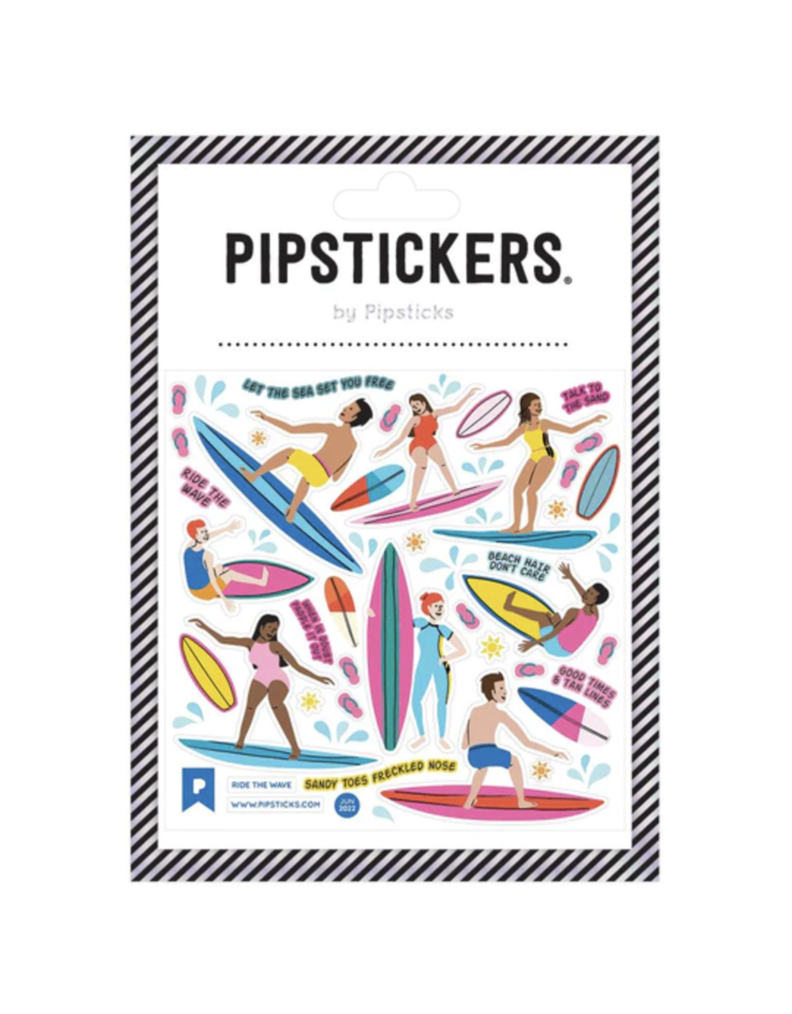 Pipsticks Ride The Wave Stickers
