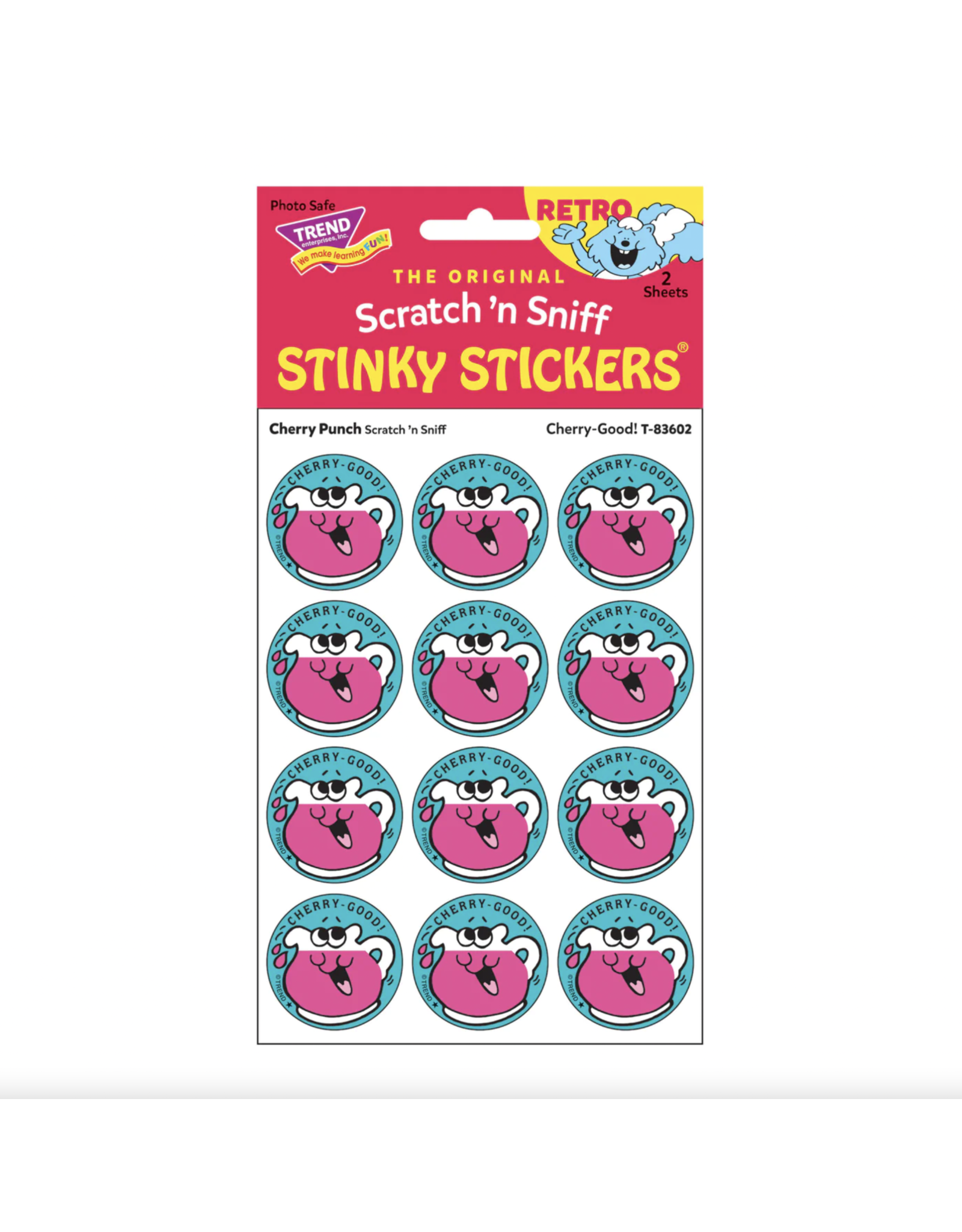 Trend Enterprise Cherry-Good! - Cherry Punch Scent Retro Scratch 'n Sniff Stinky Stickers