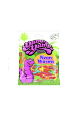 Yumy Yumy Sour Neon Worms Peg Bag (Halal)