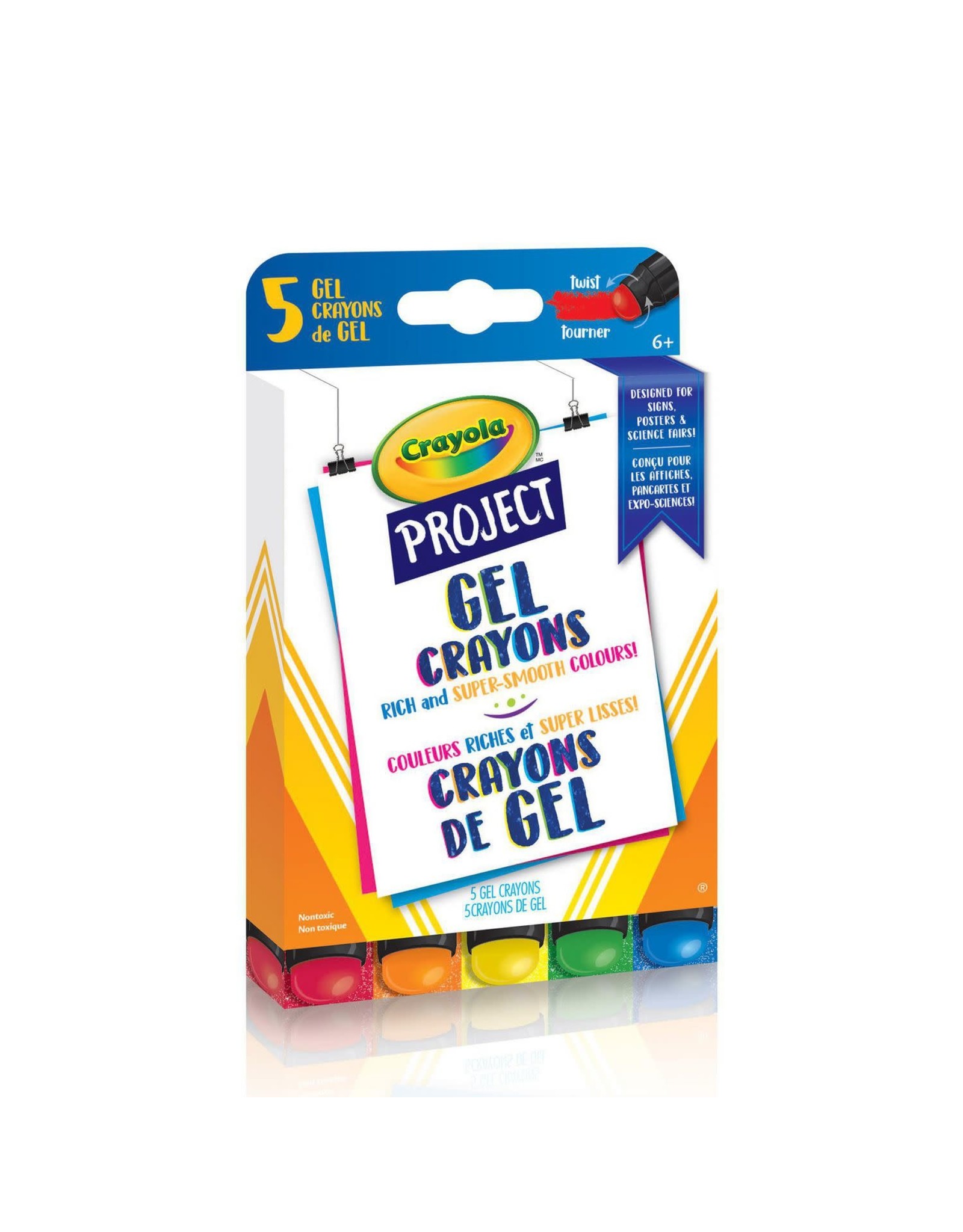 Crayola Crayola Project Gel Crayons, 5 Count