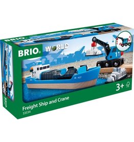 Brio BRIO Freight Ship & Crane