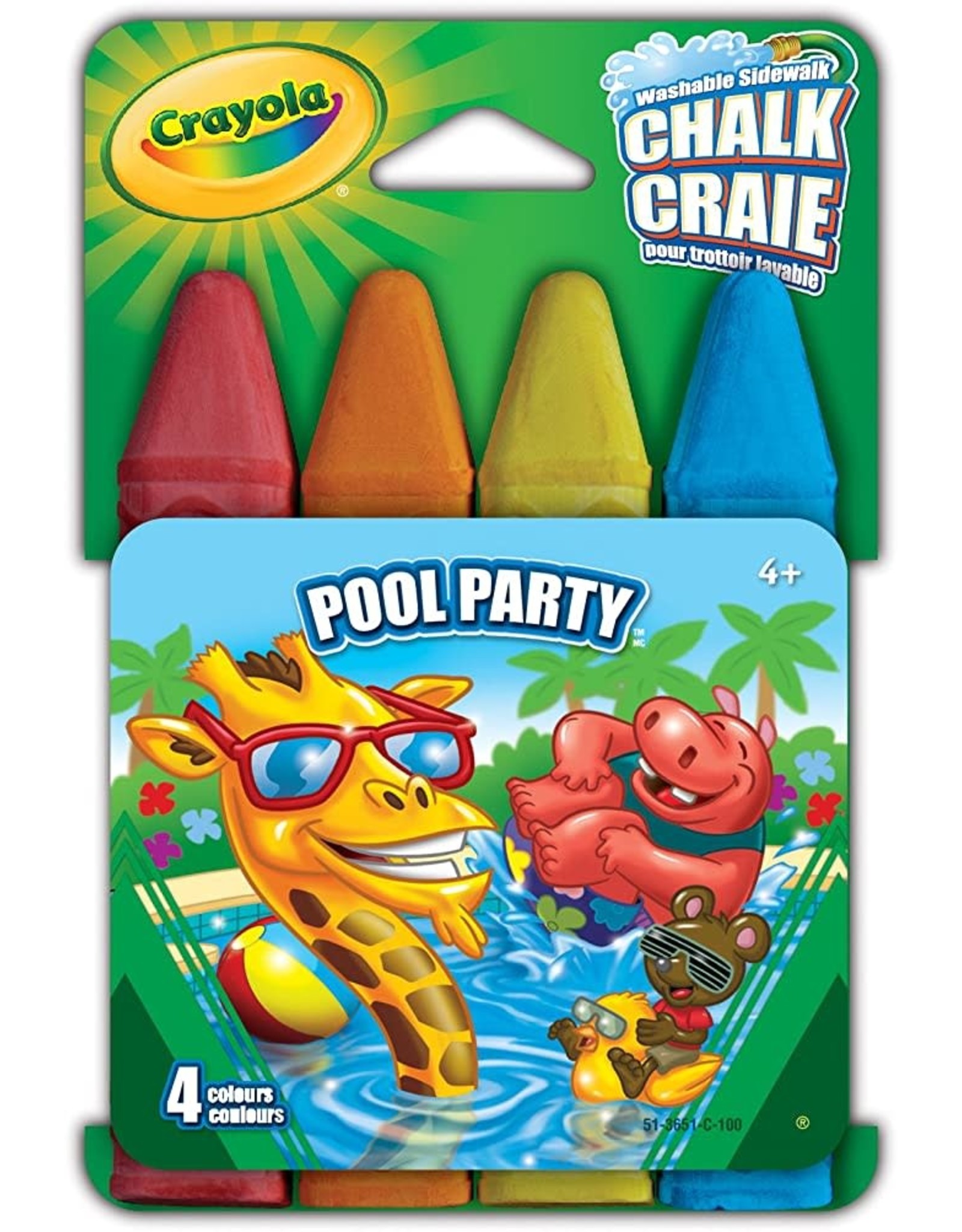 Crayola Sidewalk Chalk - Pool Party
