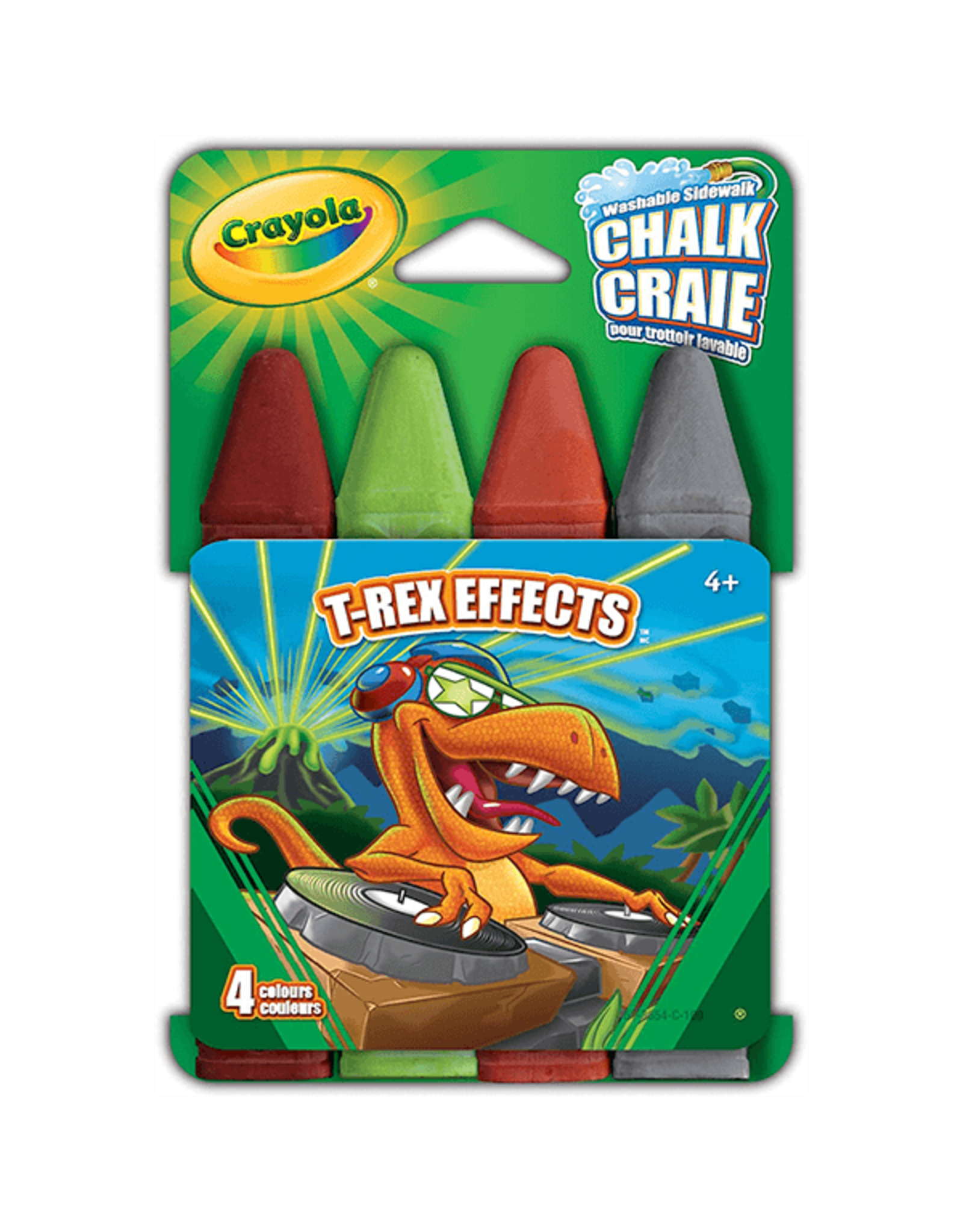 Crayola Sidewalk Chalk - T-Rex Effects