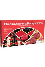 Chess/Checkers/Backgammon Double Sided Folding Board
