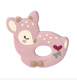 Douglas Farrah Pink Fawn Silicone Teether