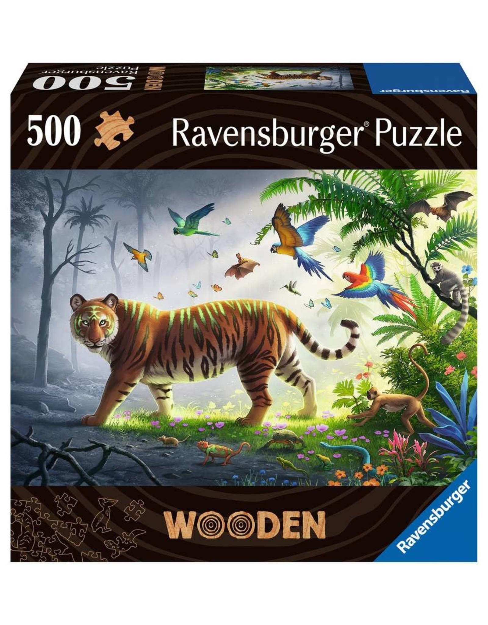 Ravensburger Wooden Tiger 500pc