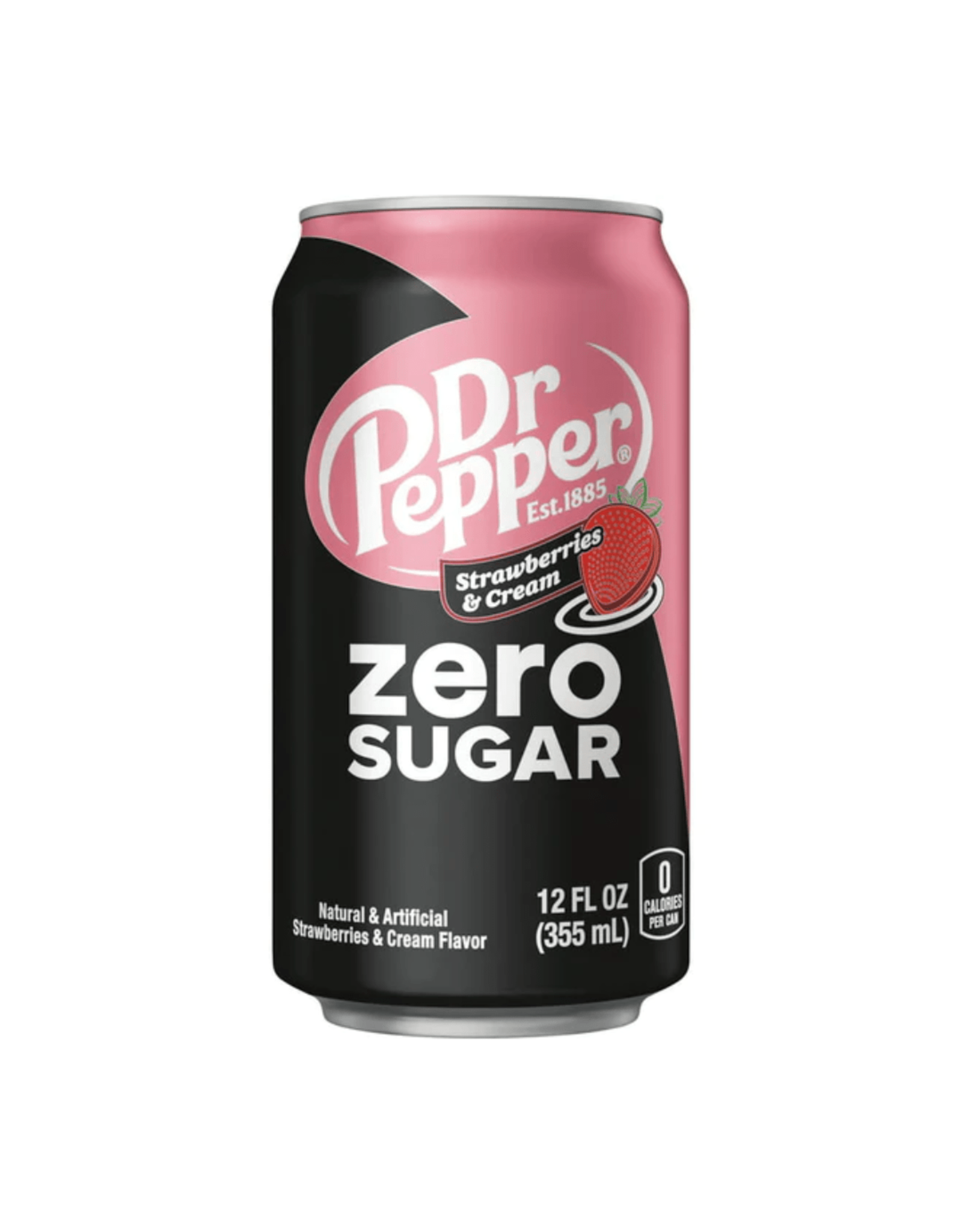 Dr Pepper Strawberries & Cream Can Zero Sugar