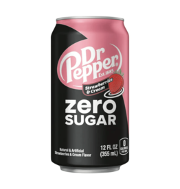 Dr Pepper Strawberries & Cream Can Zero Sugar CLEARANCE