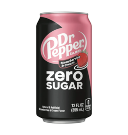 Dr Pepper Strawberries & Cream Can Zero Sugar